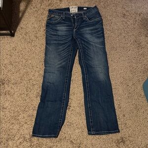 Ariat M4 Relaxed Boot Cut Dark Blue Denim Pants